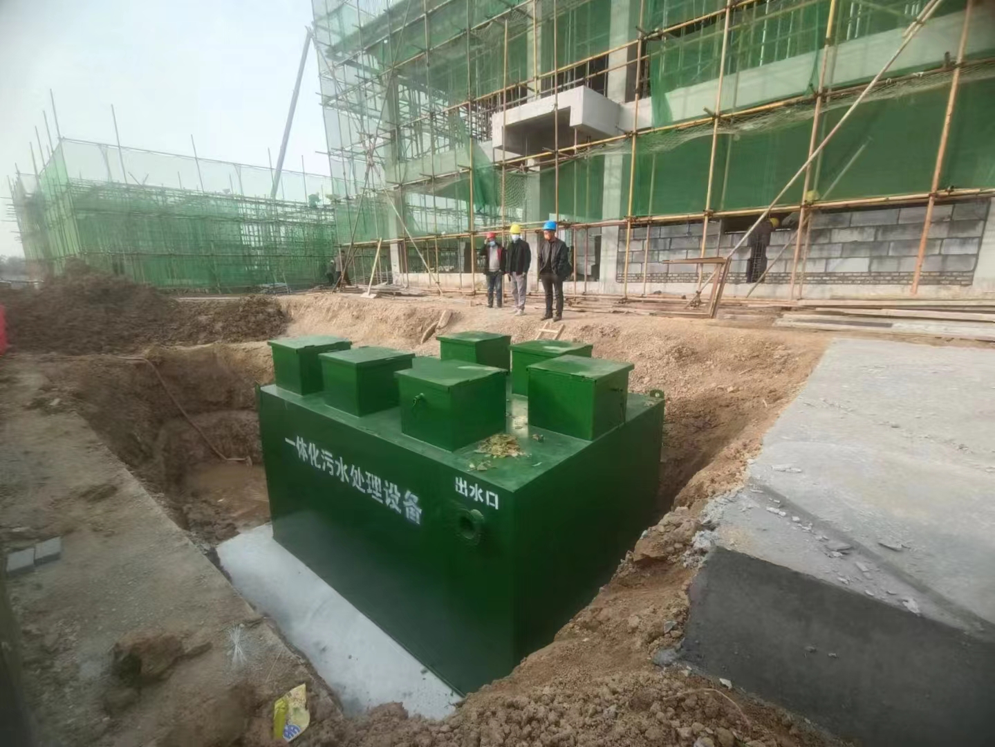 云南丽江碧桂园房地产污水处理设备工程案例工程现场图