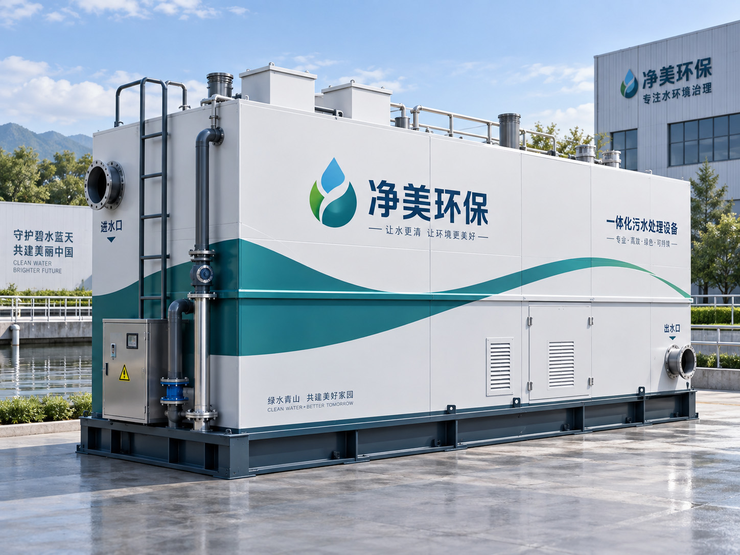一体化污水处理设备产品展示图